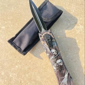 Skeletons - White - Automatic knife | OTF