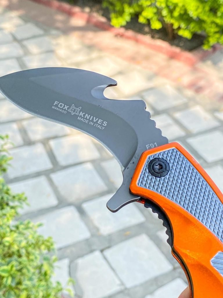 Fox Knives F91 Folding Karambit - striking orange - KZ GEAR