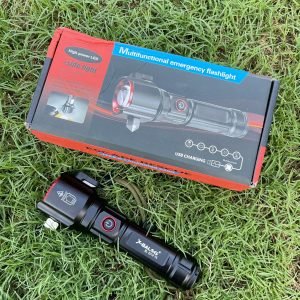 Multi-Functional 1KM Long Range Led Emergency Flashlight